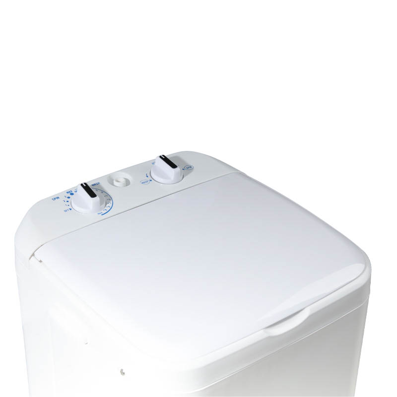 2.5kg compact portable washing machine, quiet operation, big inner SS tub, perfect spin speed